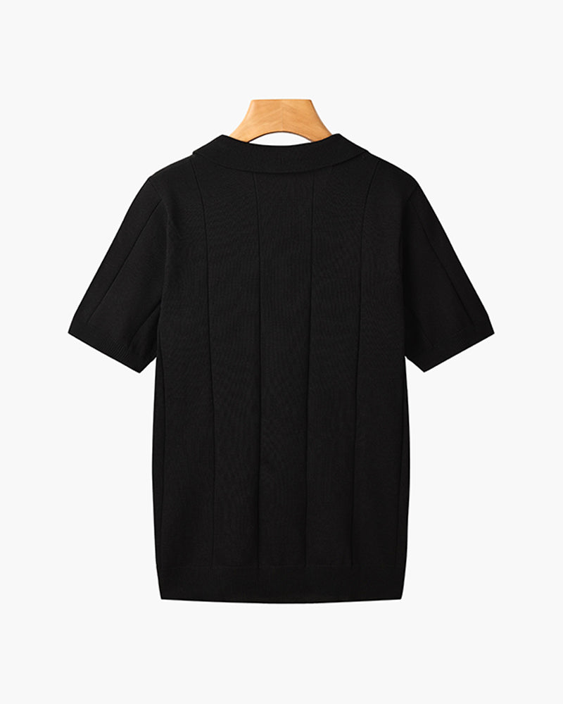 HANNAM Polo met V-hals