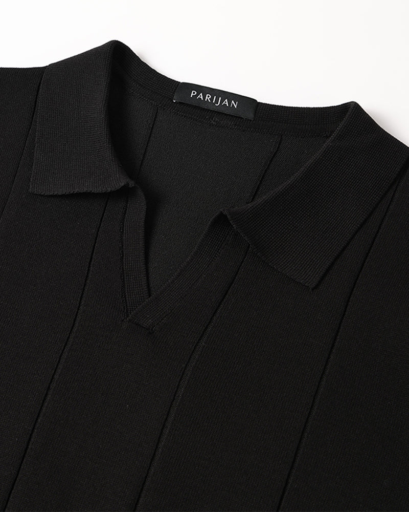 HANNAM Polo met V-hals