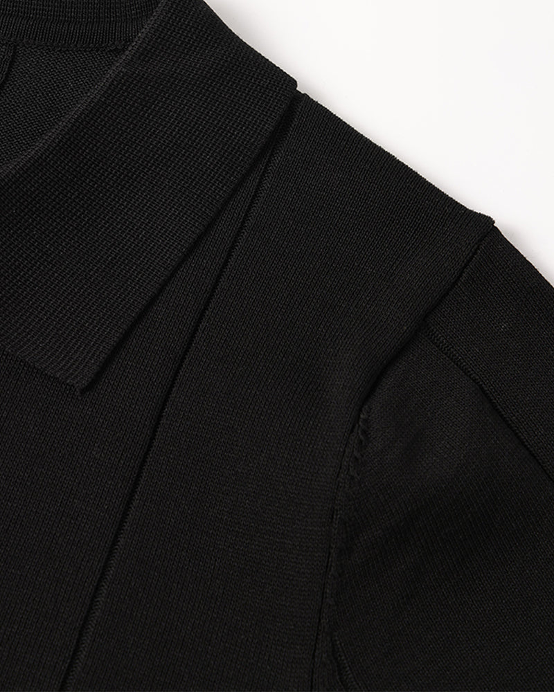 HANNAM Polo met V-hals