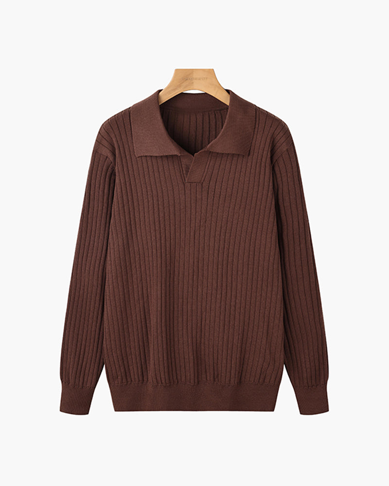 SUWON Polo met een V-hals