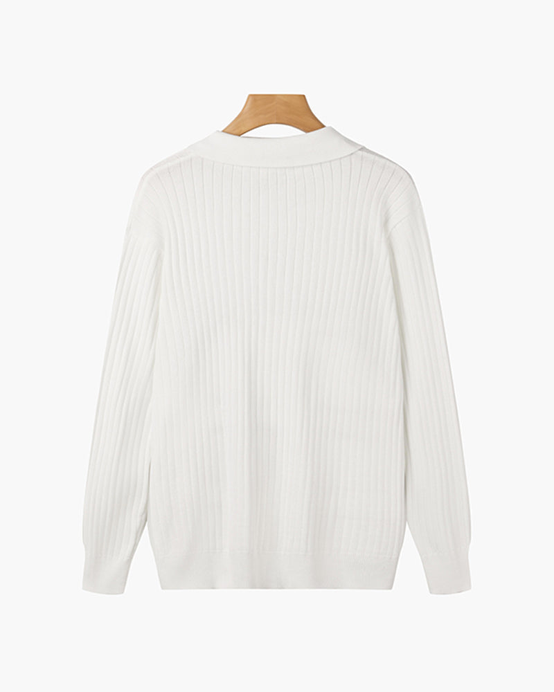 SUWON Polo met een V-hals