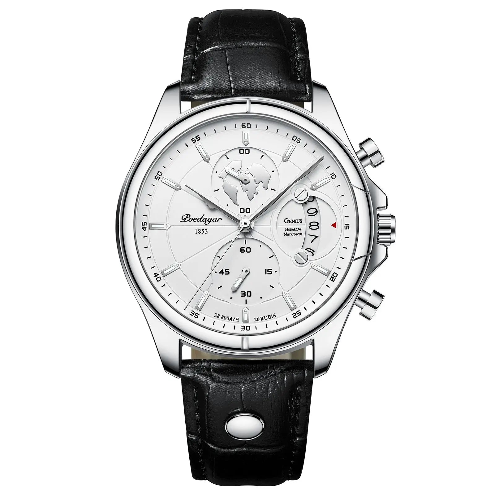 Poedagar Classic Chronograph Horloge