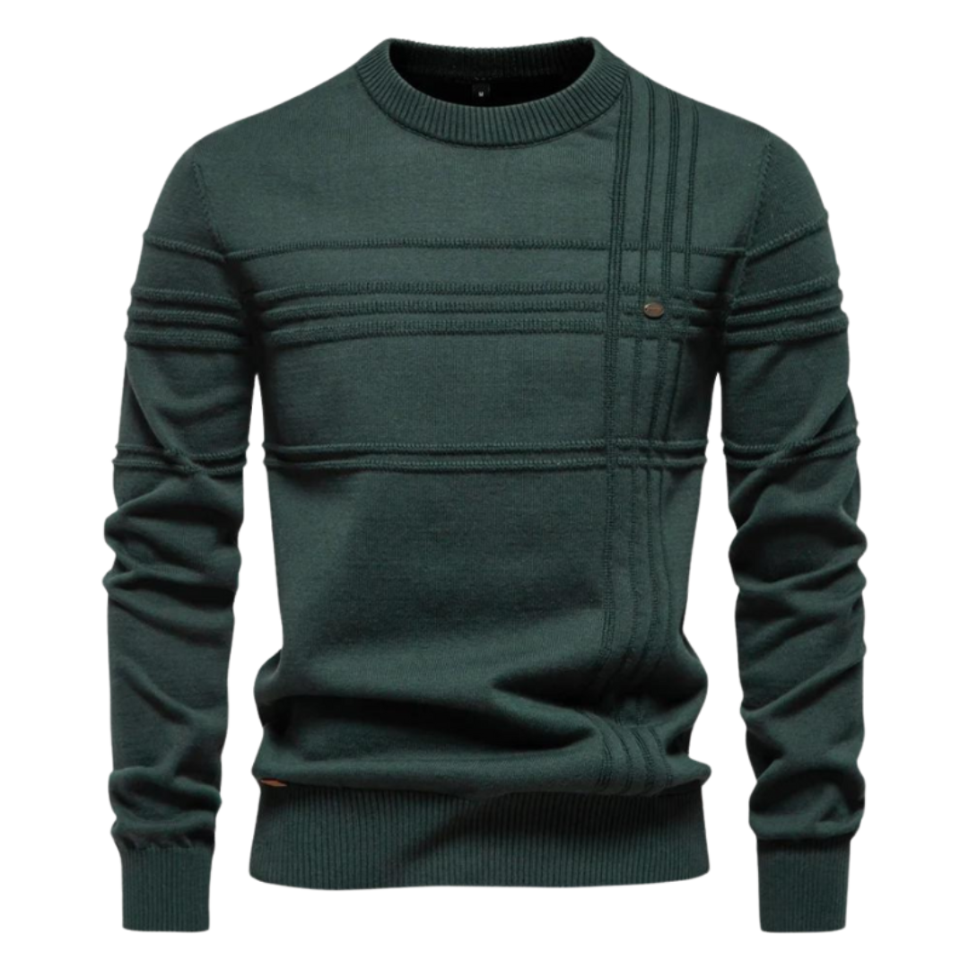 MIRAVO | Elegante herenpullover met ruitdesign