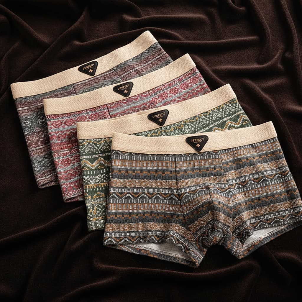 Porter Retro Katoenen Boxer Shorts