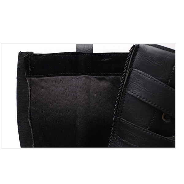 HEREN BOOTS MET METALEN GESP IN DE VORM VAN EEN SKULL MTA1716G2I