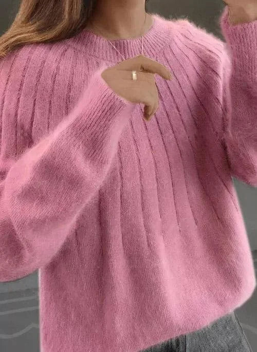 Shereen | Fluffy Brei Sweater