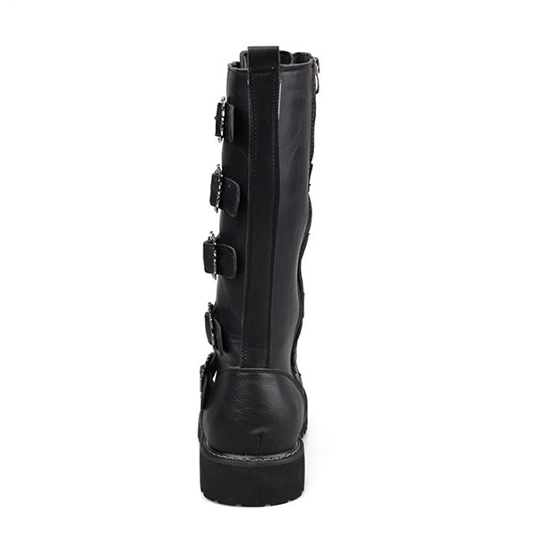 HEREN BOOTS MET METALEN GESP IN DE VORM VAN EEN SKELET MTA1716G2I