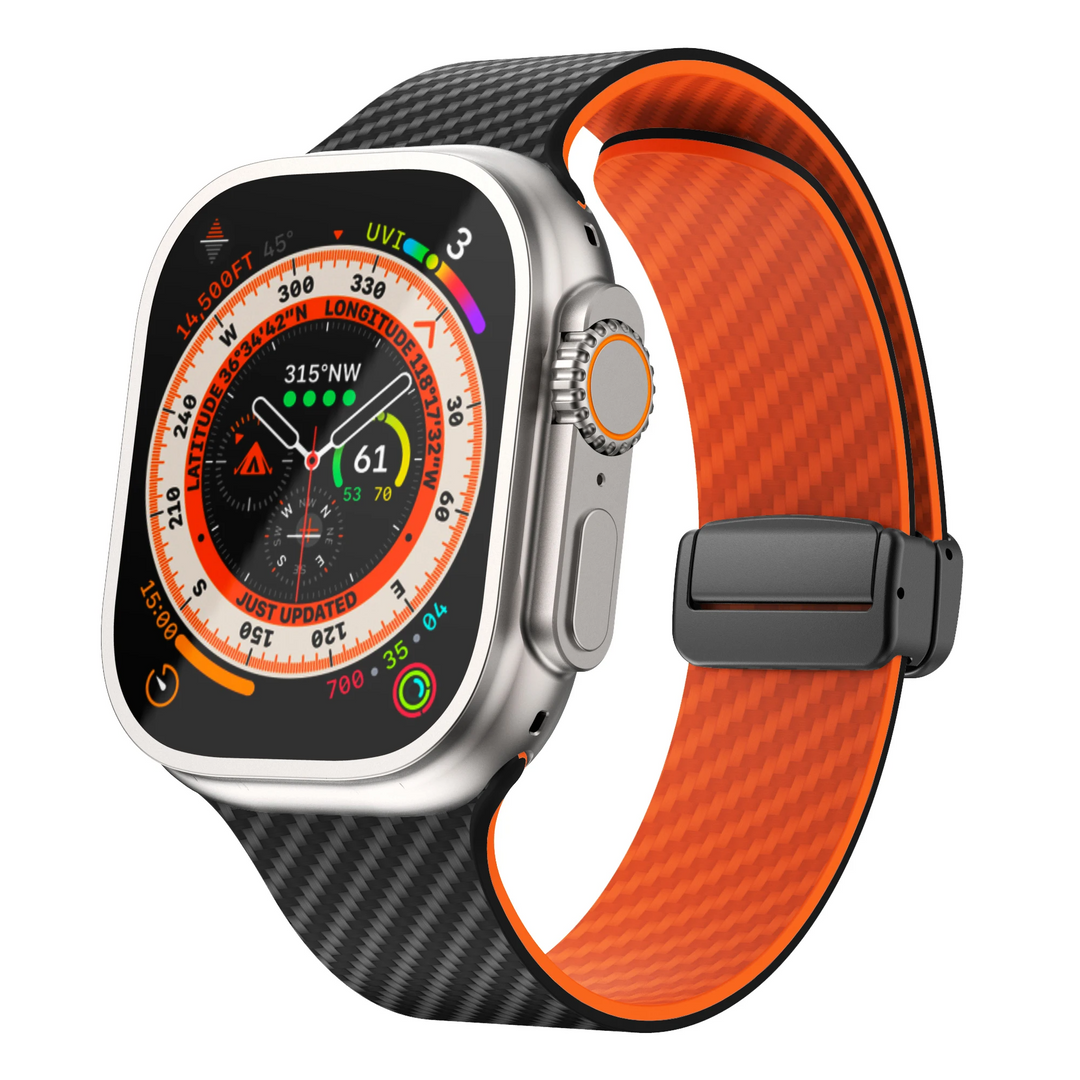 Carbonfiber band voor Apple Watch Pulse