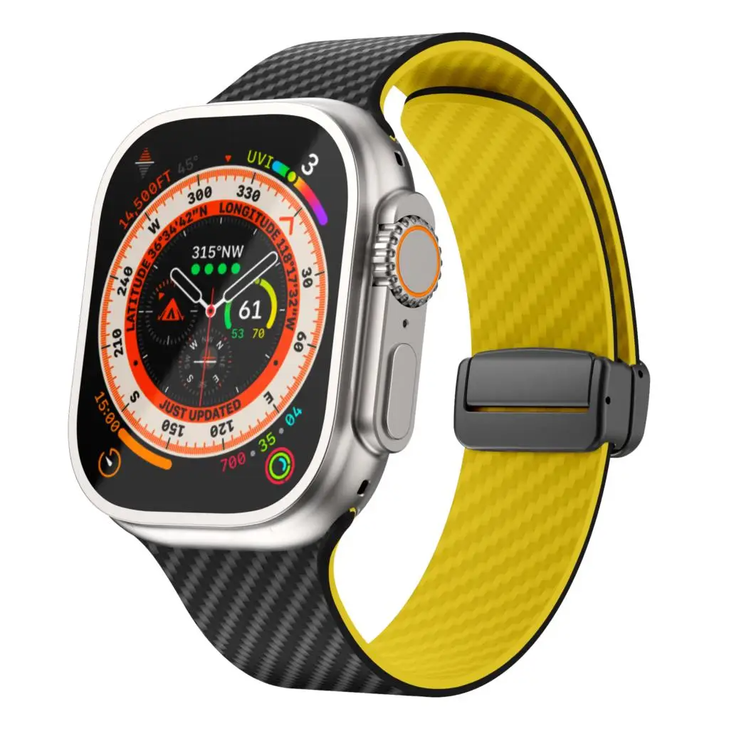 Carbonfiber band voor Apple Watch Pulse