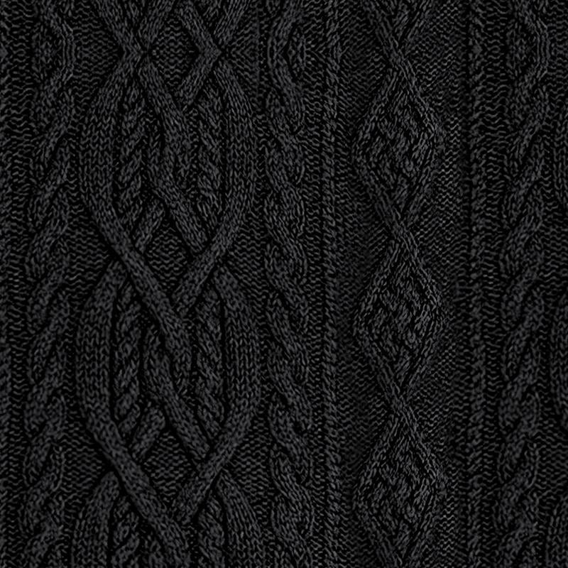 Heren Vintage Trui met Staande Kraag, Pullover met Draaiend Patroon 48552196X