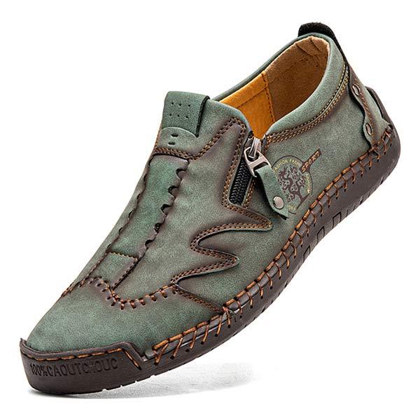 HEREN VINTAGE CASUAL LEREN SCHOENEN 90893563