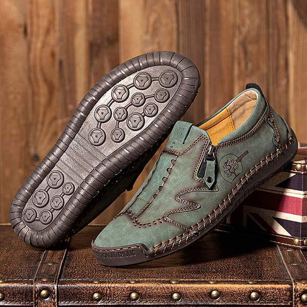 HEREN VINTAGE CASUAL LEREN SCHOENEN 90893563