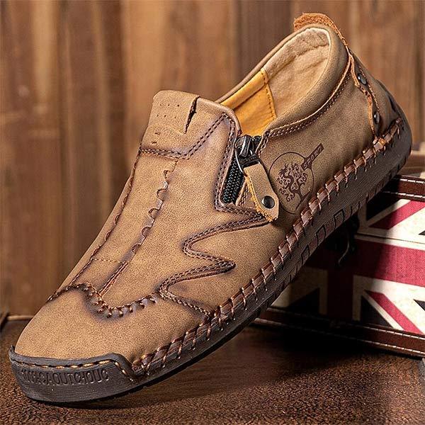 HEREN VINTAGE CASUAL LEEREN SCHOENEN 90893563