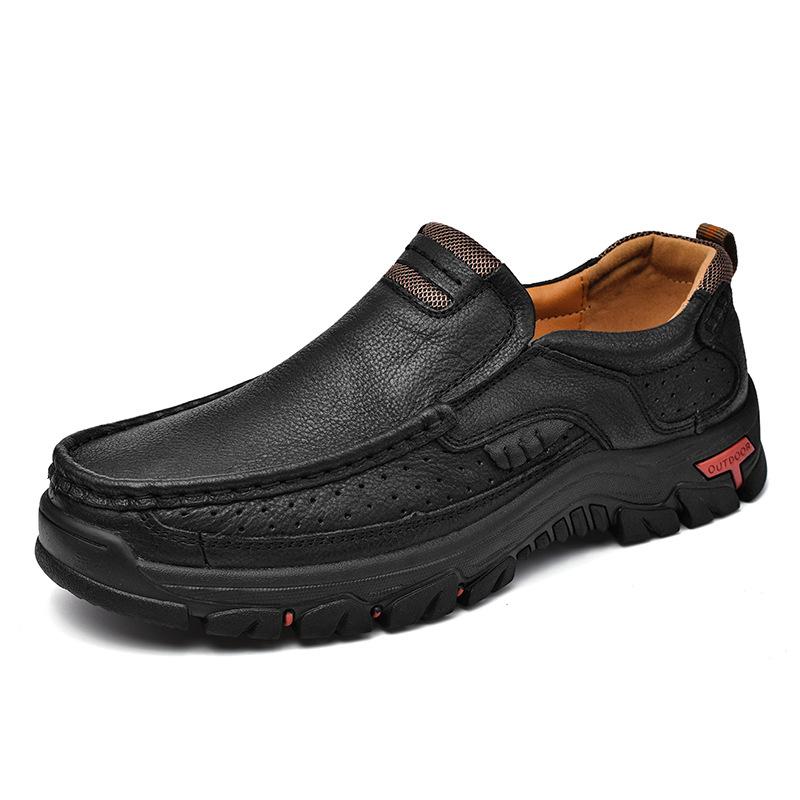 Heren Retro Slip-on Schoenen in Plusmaat 85081989TO