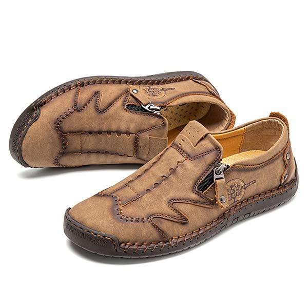 HEREN VINTAGE CASUAL LEEREN SCHOENEN 90893563