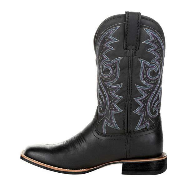 HEREN HOGE BOOTS MET VINTAGE BORDUURSEL 07733035W