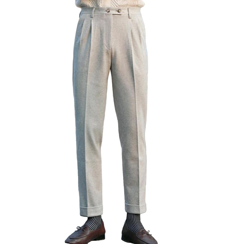 SHELBY WOOL | Heren Herfst-Winter Broeken