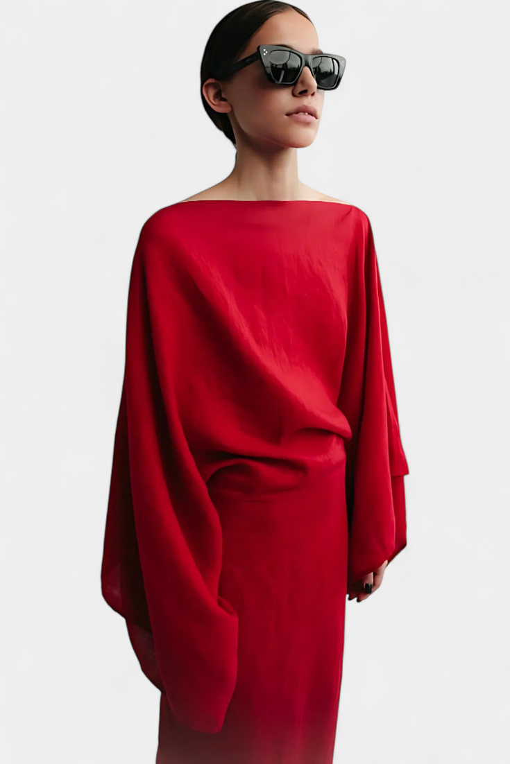 Otylia | Kimono jurk van de hoogste kwaliteit stof