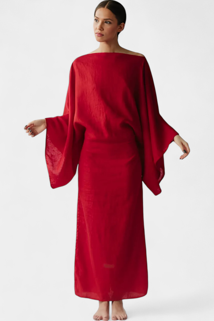 Otylia | Kimono jurk van de hoogste kwaliteit stof